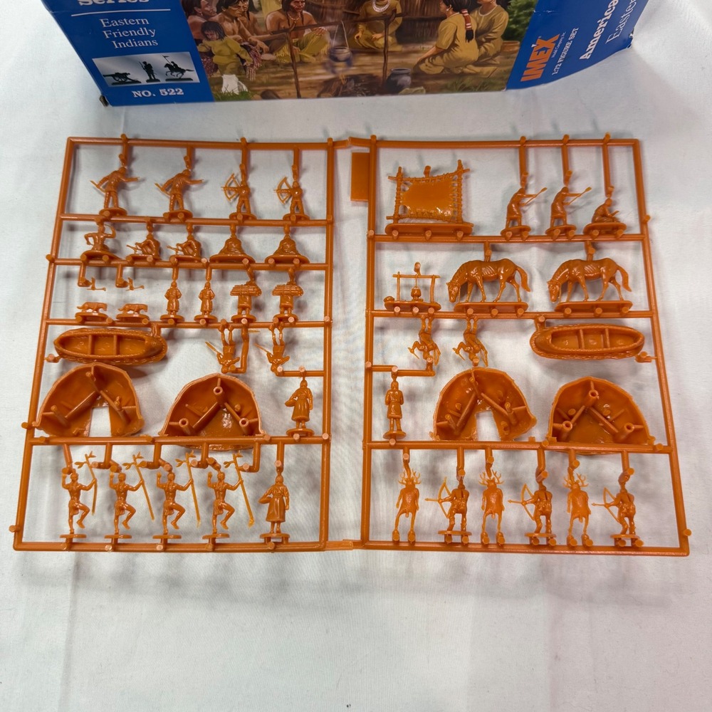 IMEX 522 Eastern Friendly Indians 1:72 Scale 25mm Figure Set American History - Picture 4 of 4